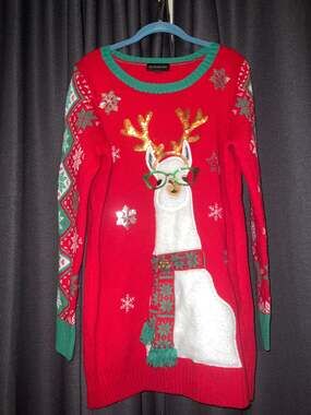 Ugly Christmas Sweater Xmas Size Large